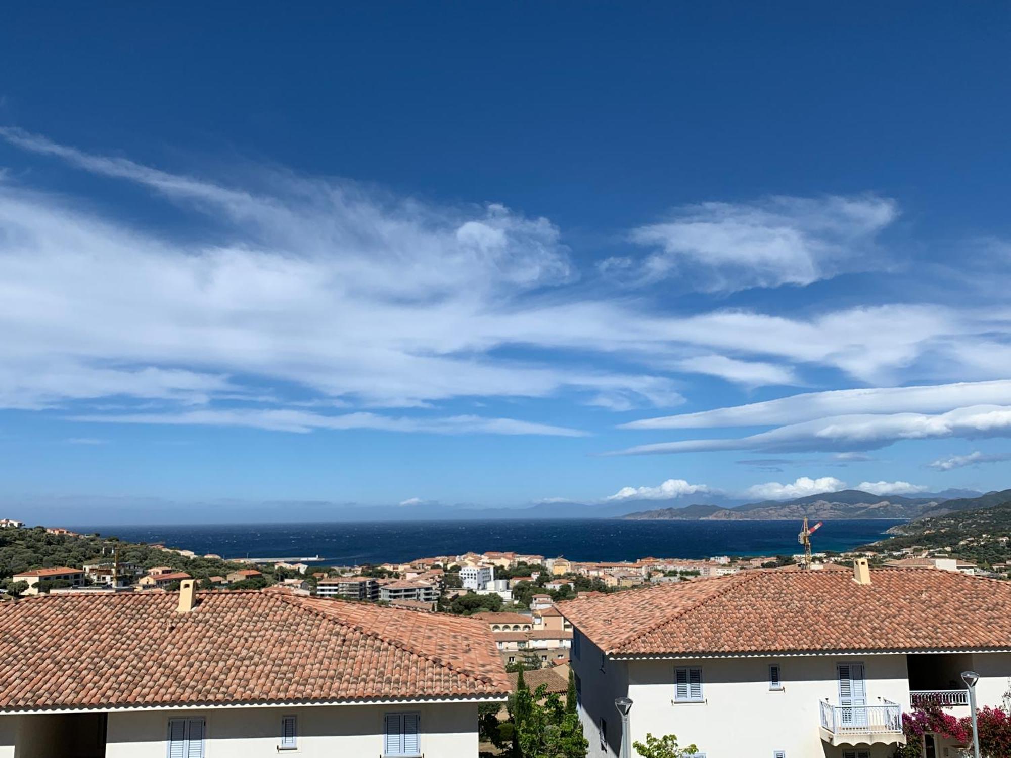 T2 Clim 54M2, 17M2 De Terrasse Tres Belle Vue Mer LʼÎle-Rousse Eksteriør bilde